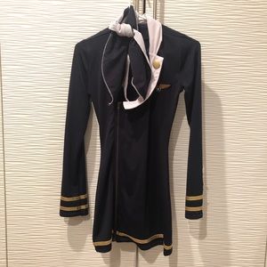 High end flight attendant costume